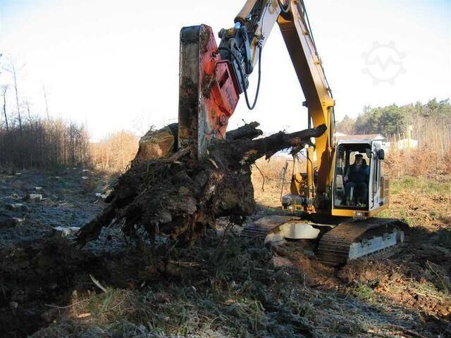 Baumaschine Westtech R900 R1300 Rodeschere Wurzelstock