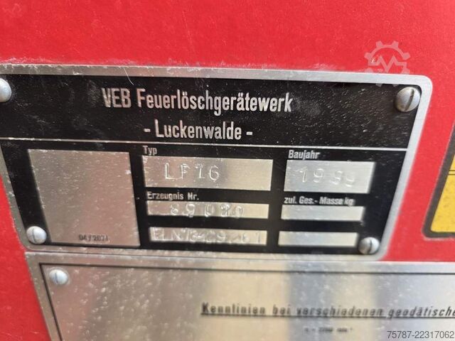 Special purpose truck  W50 L/LF IFA Löschfahrzeug mit Pumpe + Tank