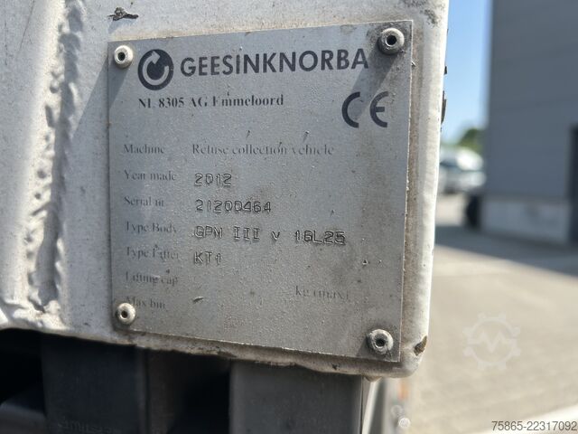 Kranwagen Scania P 280 6x2 EEV / HMF 2120-S3 Crane / Geesink GPM...