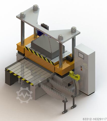 Hydraulic press Hidrobrasil 40 Tonnen Doppelständerpresse