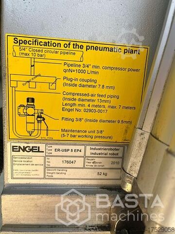 Engel ER-USP 5 EP4 Picker (2010) Engel ER-USP 5 EP4 Picker