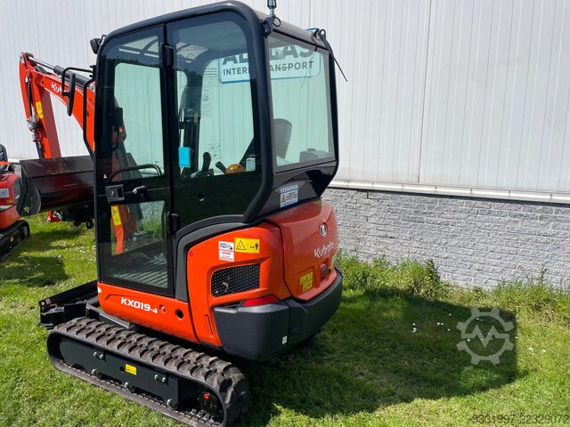 Mini excavator Kubota Kx019-4 graafmachine NIEUW !!