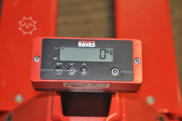 Hubwagen mit Waage Ravas Ravas Waage 1100