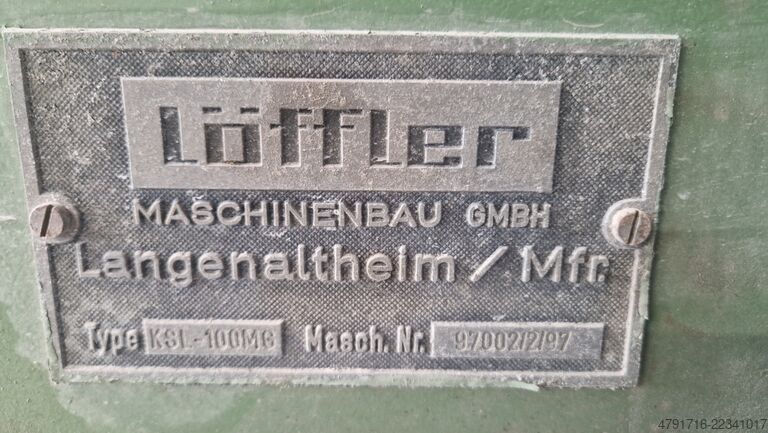 Edge belt sanding machine Löffler KSL-100 MG