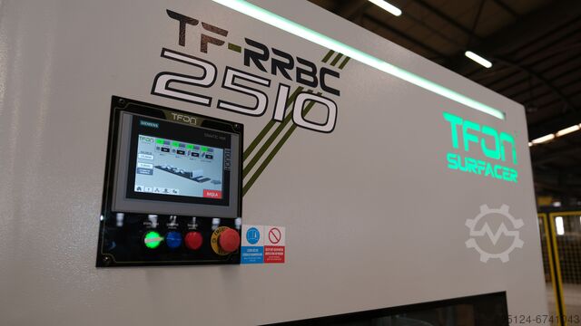 Sheet metal deburring machine TFON Surfacer® RRBC (Tailored Machines)