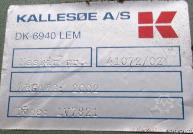 Holzpresse Kallesoe LV7821