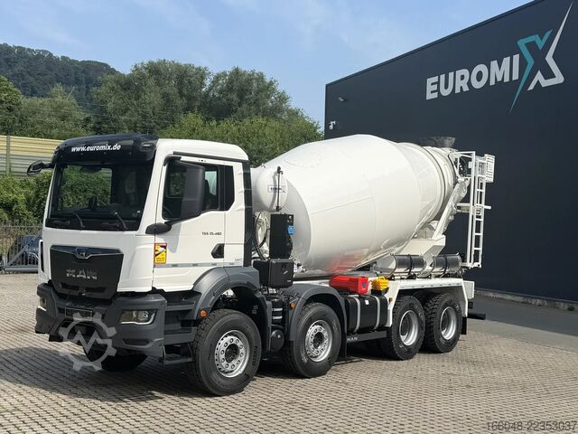 Blender MAN TGS 35.480 MAN TGS 37.480 8x4 EuromixMTP EM 10 ...
