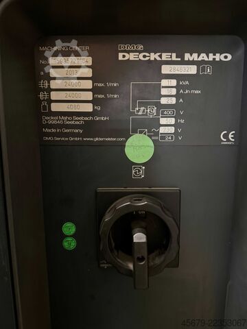 Vertical machining center DMG Milltap 700
