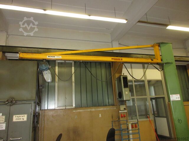 Saeulenschwenkkran Schwenkkran Kettenzug Demag KBK Kran Drehkran Hallenkran 2,7m Demag KBK1 250Kg + PK Kettenzug