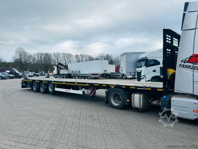 Auflieger mit Arbeitsbühne KÄSSBOHRER SPS Mega Schwerlast Plattform Lenkachse