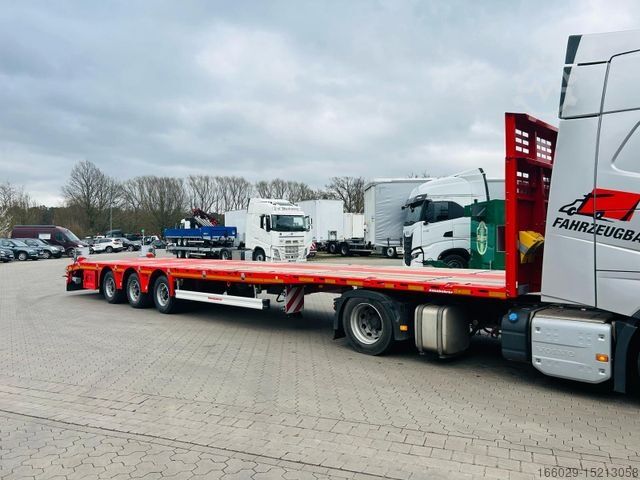 Auflieger mit Arbeitsbühne KÄSSBOHRER SPS Mega Schwerlast Plattform Lenkachse