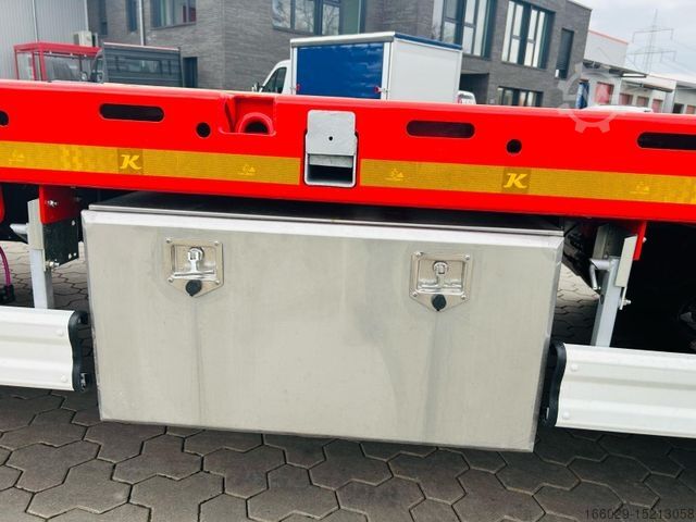 Auflieger mit Arbeitsbühne KÄSSBOHRER SPS Mega Schwerlast Plattform Lenkachse