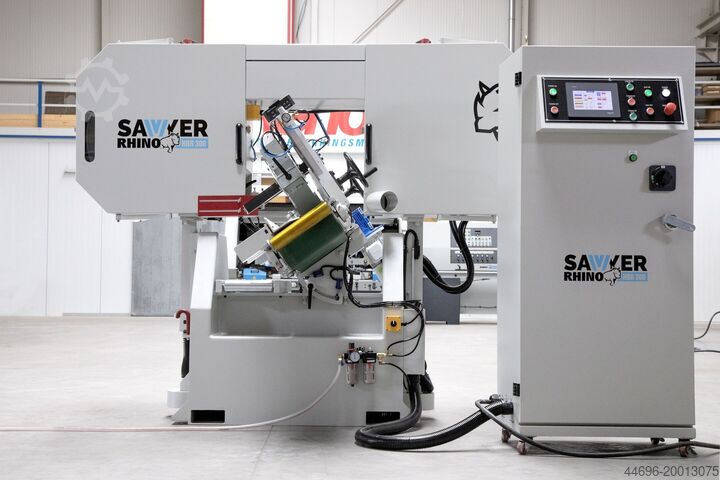Horizontal bandsaw tillable 45 degrees Rhino Sawyer BR-300