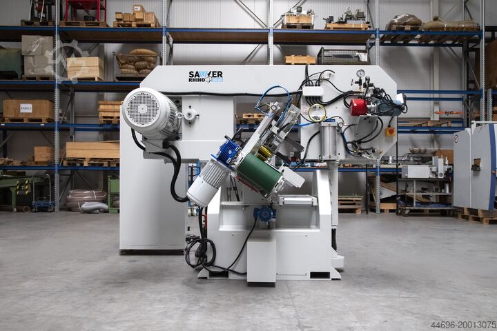 Horizontal bandsaw tillable 45 degrees Rhino Sawyer BR-300