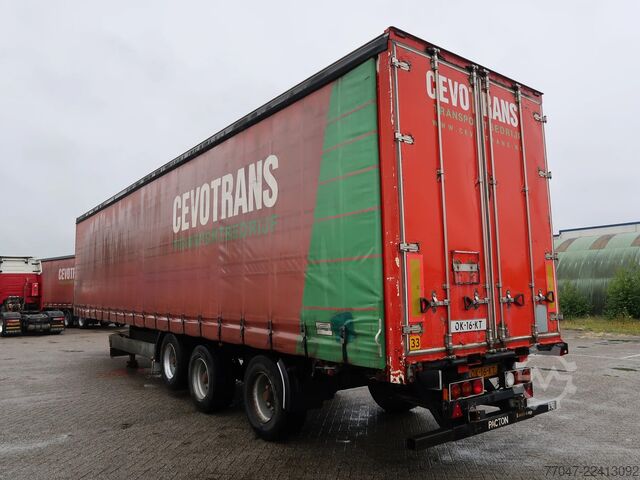 Sliding tarpaulins Pacton B3-001 O4, Lift & Lenkachse BPW, Staplerhalter,...