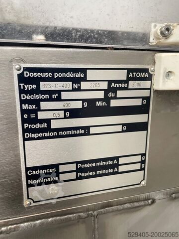 Packing machine  Atoma 823-C-400