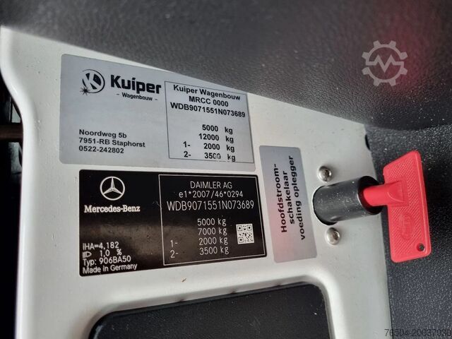 Closed box Mercedes-Benz Sprinter 516 CDI BE Clixtar/ Webasto/ 27 KUB/ N...