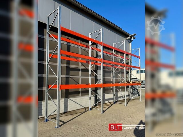 Heavy-duty shelf ca. 8,4 lfm. Palettenregal H: 500 cm Fachlast : 4500 kg , Schwerlastregal