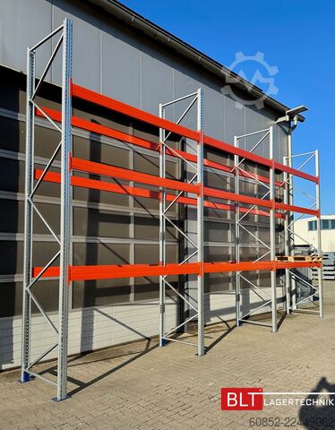 Heavy-duty shelf ca. 8,4 lfm. Palettenregal H: 500 cm Fachlast : 4500 kg , Schwerlastregal