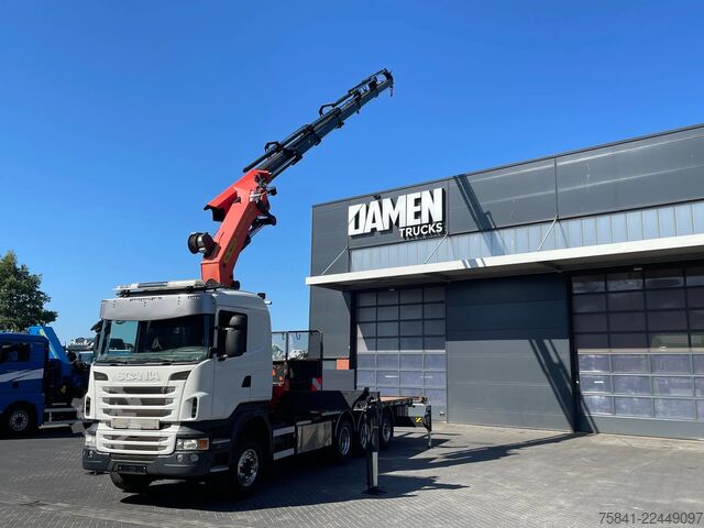 Crane truck Scania R440 R440 8x4*4 Palfinger PK 65002 SH-E Power L...
