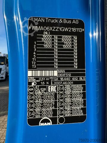 Hazardous substances MAN TGX 18.440 XXL ADR 2016 PTO + COMPRESSOR