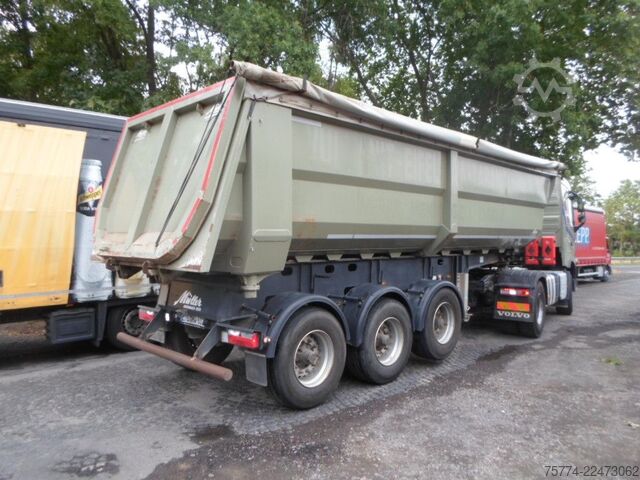 Tipper semitrailer MÜLLER STAHLMULDE/ ca. 28 m3