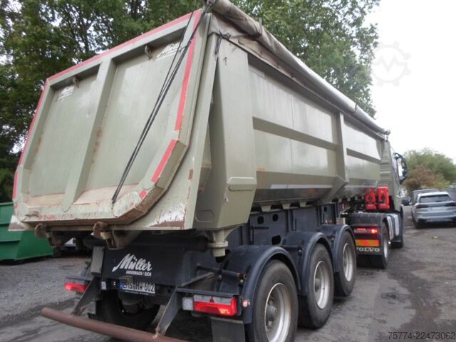 Tipper semitrailer MÜLLER STAHLMULDE/ ca. 28 m3