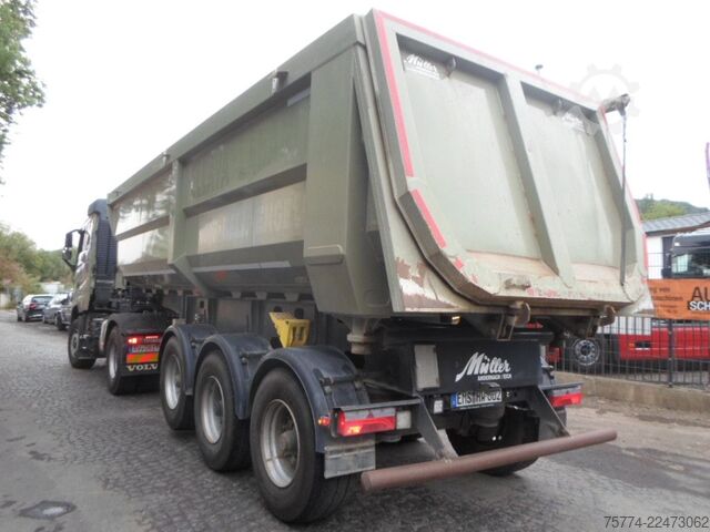 Tipper semitrailer MÜLLER STAHLMULDE/ ca. 28 m3