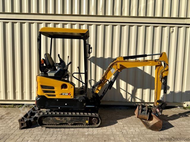 Minibagger SANY SY16/ 2023 BJ / 745 H / 2 x Löffel