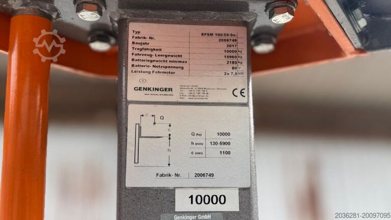 Reach Truck Genkinger EFSM 100/59-So