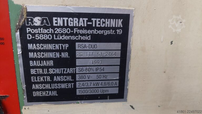 Edge sanding machine RSA DUO