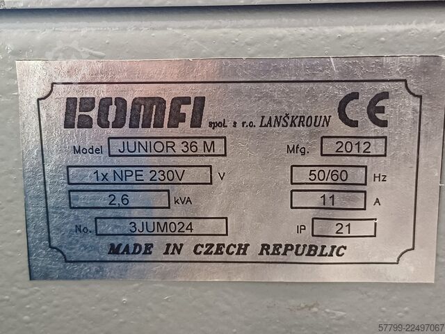 Laminating machine Komfi JUNIOR 36 M