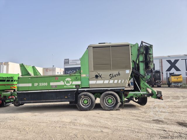 Mobile shredding plant Willibald EP 5500 Shark