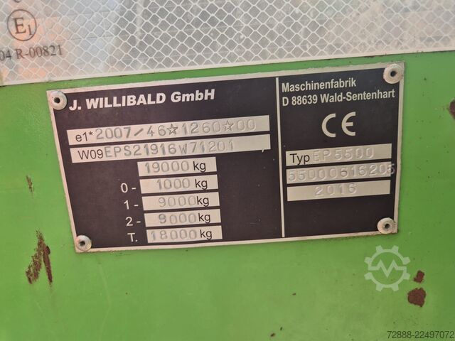Mobile shredding plant Willibald EP 5500 Shark