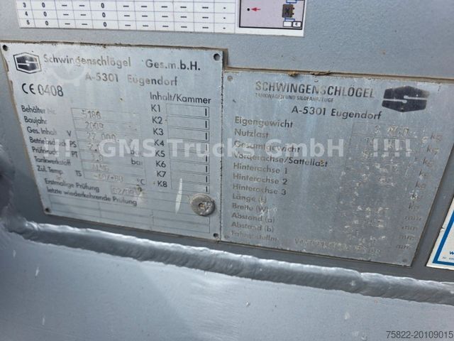 Vacuum tank truck MAN TGS 26.460 / 20 Kubik Silo + ANH 22 Kubik