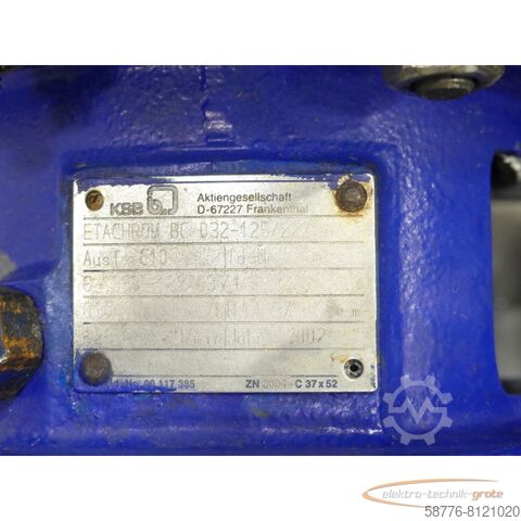 Control unit  KSB ETACHROM BC  SN:6-9531327631 + 1LA7096-2AA11-ZX66