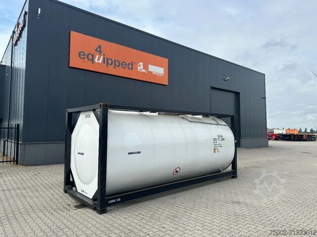 Tank container CIMC 20FT ISO /  25.030L - 1 comp. / L4BN / UN Porta...