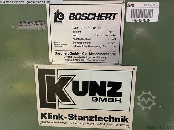 Notching Machine BOSCHERT K90-E200