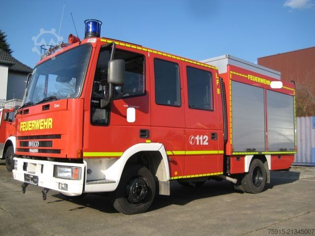 Fire truck IVECO FF 75E14 Feuerwehr LF 8/6 Magirus *TÜV 04-2027*