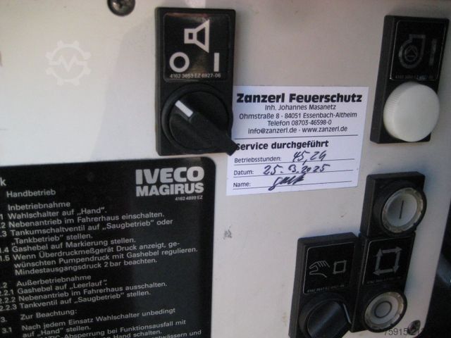 Fire truck IVECO FF 75E14 Feuerwehr LF 8/6 Magirus *TÜV 04-2027*