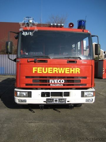 Fire truck IVECO FF 75E14 Feuerwehr LF 8/6 Magirus *TÜV 04-2027*