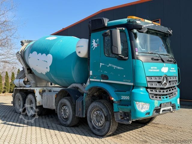 Concrete mixer truck MERCEDES-BENZ AROCS 3742 8x4 Betonmischer EUROMIX 10 m³