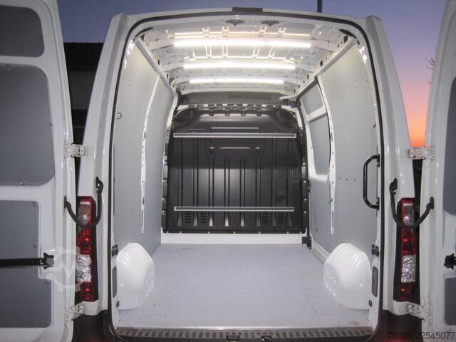Box wagon high + long Opel Movano 2,3 D L2H2 Schwingsitz 270° Türen