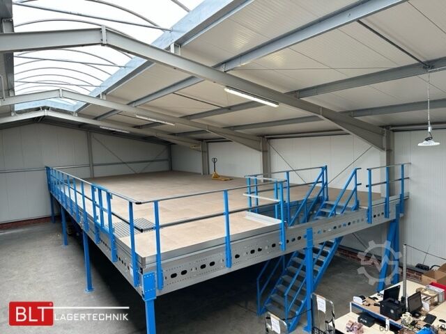 Storage platform 5x10m Lagerbühne , Belastung : 500kg/qm Unterkante: 3m ,ca. 50qm , Systembühne