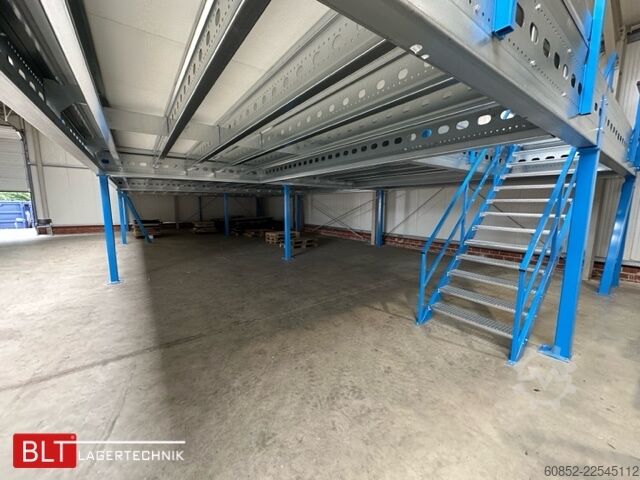 Storage platform 5x10m Lagerbühne , Belastung : 500kg/qm Unterkante: 3m ,ca. 50qm , Systembühne