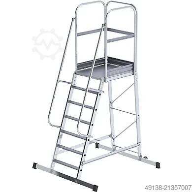 Schnellgerüst Sicherheitsleiter Leiter EUROKRAFT 302107