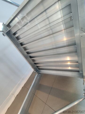 Schnellgerüst Sicherheitsleiter Leiter EUROKRAFT 302107