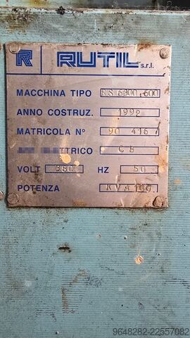 Rubber - injection molding machine RUTIL RS "6300.600"