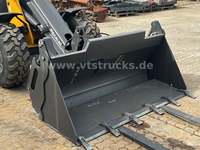 Wheel loader MECALAC AX 850 4x4 Schaufel Greifschaufel 8 Std.