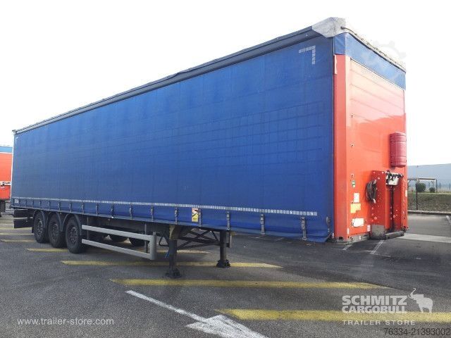 Open semitrailer with tarp Schmitz Cargobull Semitrailer Curtainsider Standard